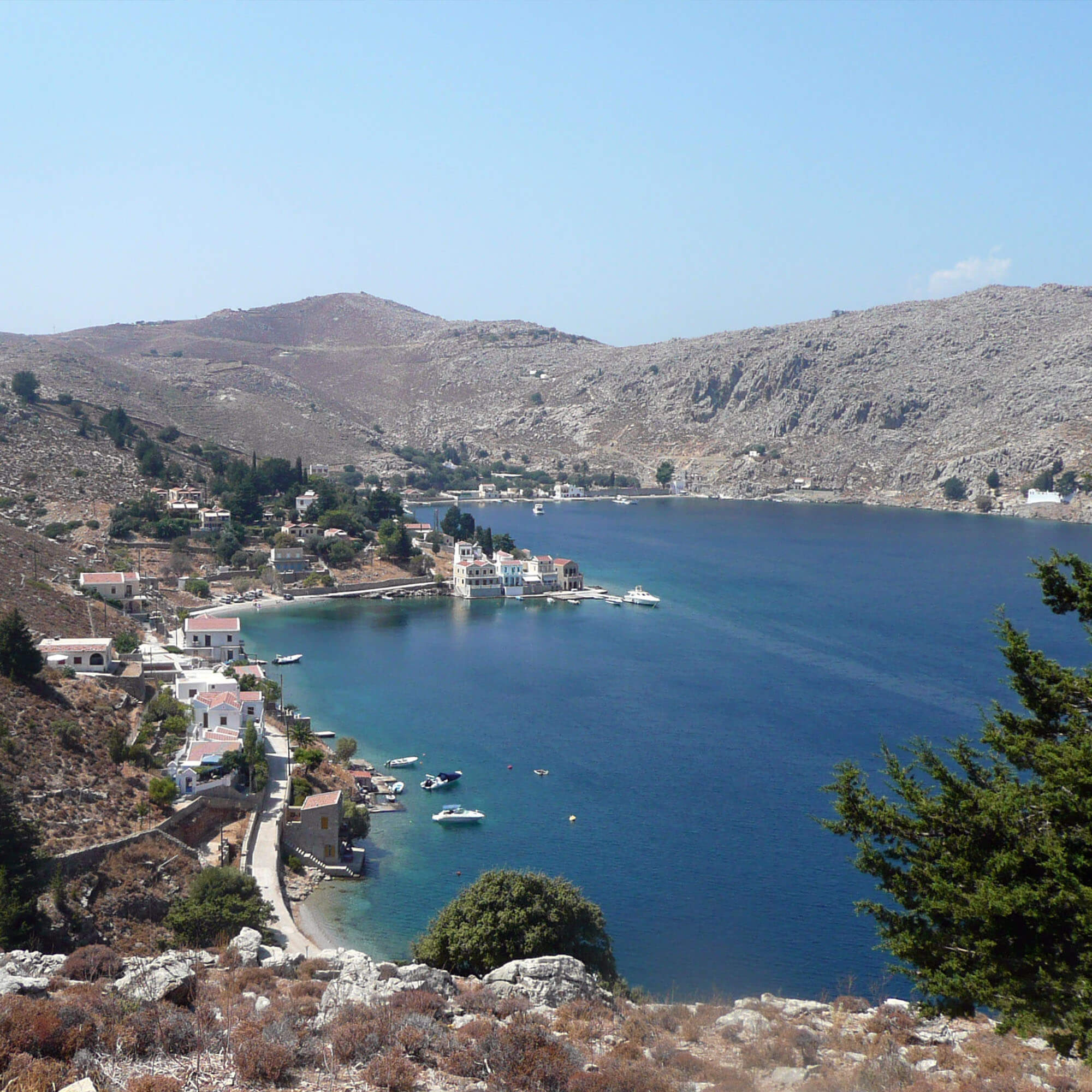 Spiti Roussas in Symi, Greece