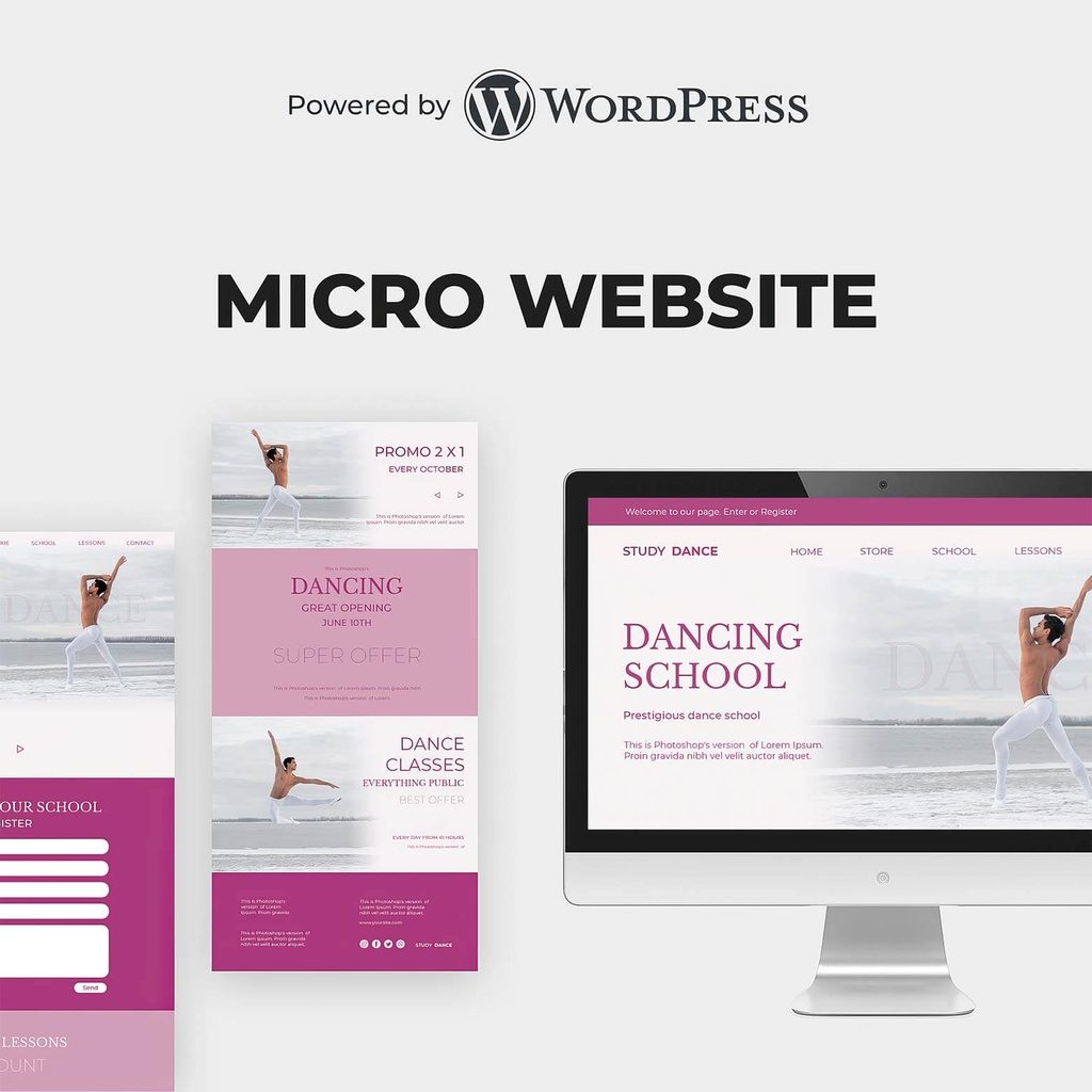 WordPress Micro Website