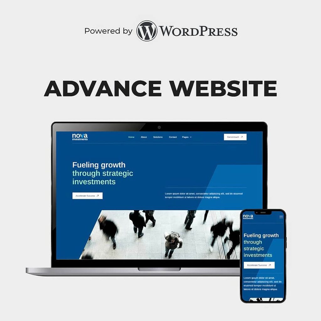 WordPress Advance Website