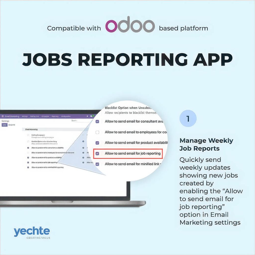 Jobs Reporting App