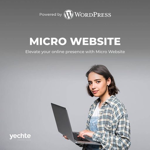 Site Web WordPress Micro (Personal Hosting (free), 3 Months SSL Certificate (free), 1 Month Support (free))