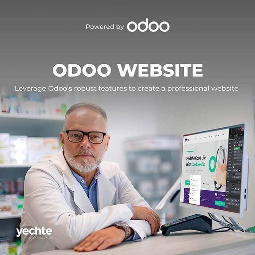 Odoo Website (Personal Hosting (free), 3 Months SSL Certificate (free), 1 Month Support (free))