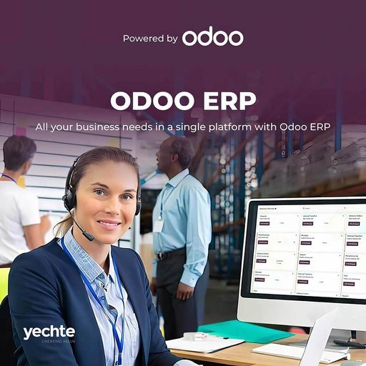 ERP Odoo (Personal Hosting (free), 3 Months SSL Certificate (free), 1 Month Support (free))